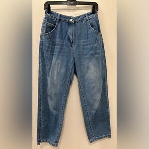 Dazy Mom Women’s Blue Jeans Size Large Denim Y2K maybe vintage Retro Hipster
